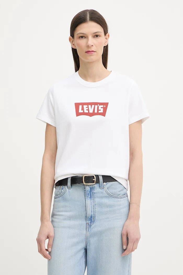 Levi's basic pamuklu kadın tişörtü GR T2 PERFECT TEE