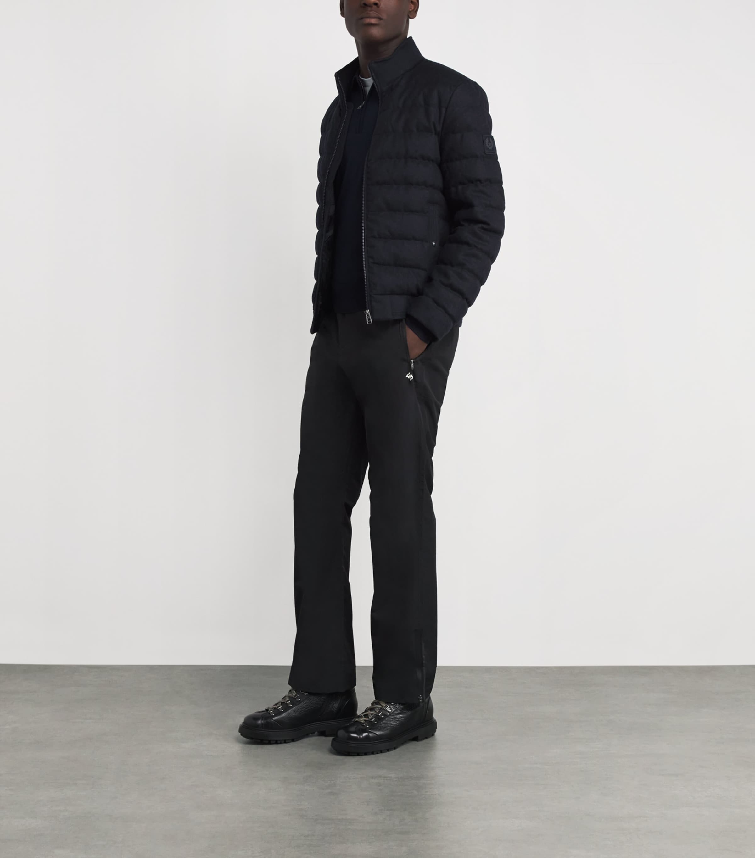 Belstaff Navy Down Water-Repellent Circuiteer Jacket
