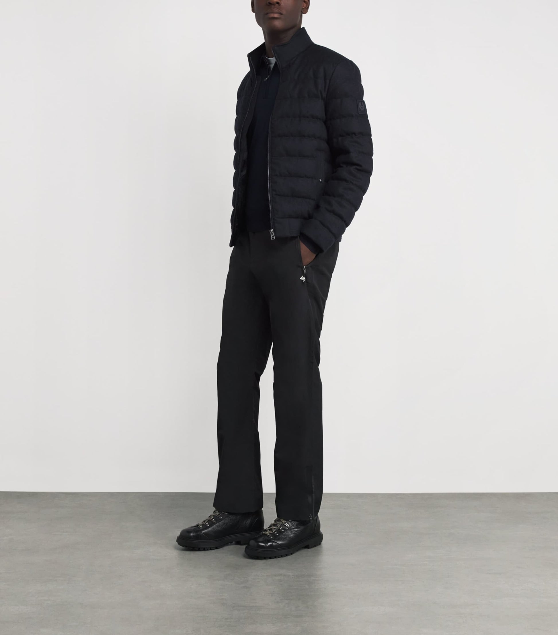 Belstaff Navy Down Water-Repellent Circuiteer Jacket