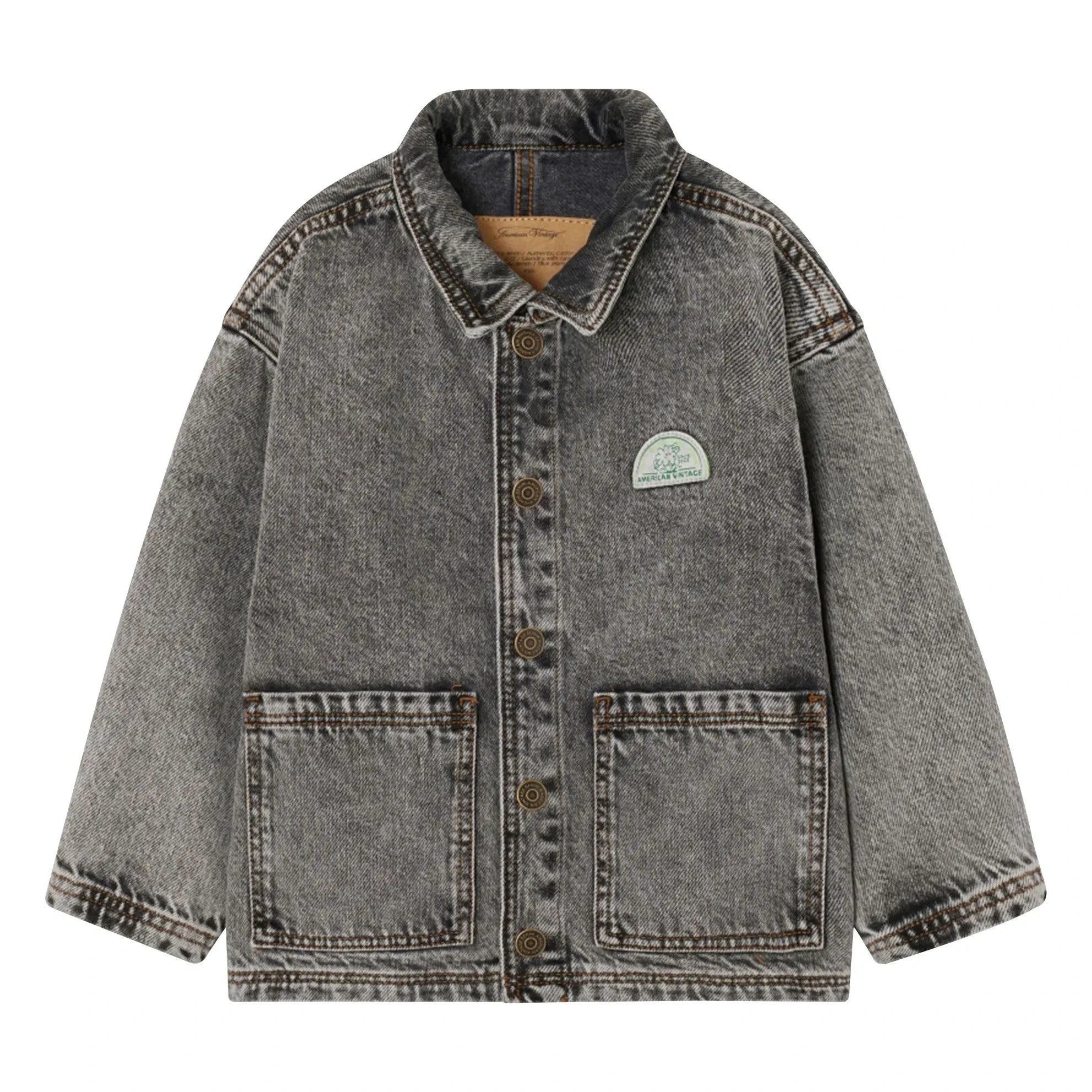 American Vintage - Yopday Denim Jacket | Dark grey denim