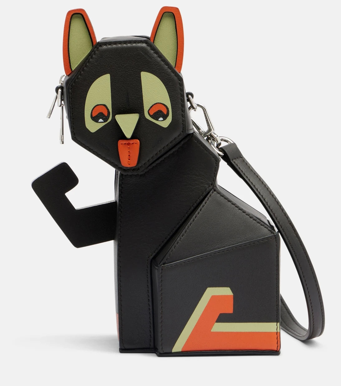 Loewe - x Louis Wain leather clutch