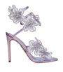 Satin Floral Cleo Sandals 105