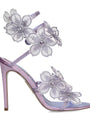 Satin Floral Cleo Sandals 105