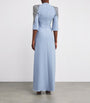 Jenny Packham Blue Embellished Babe Gown