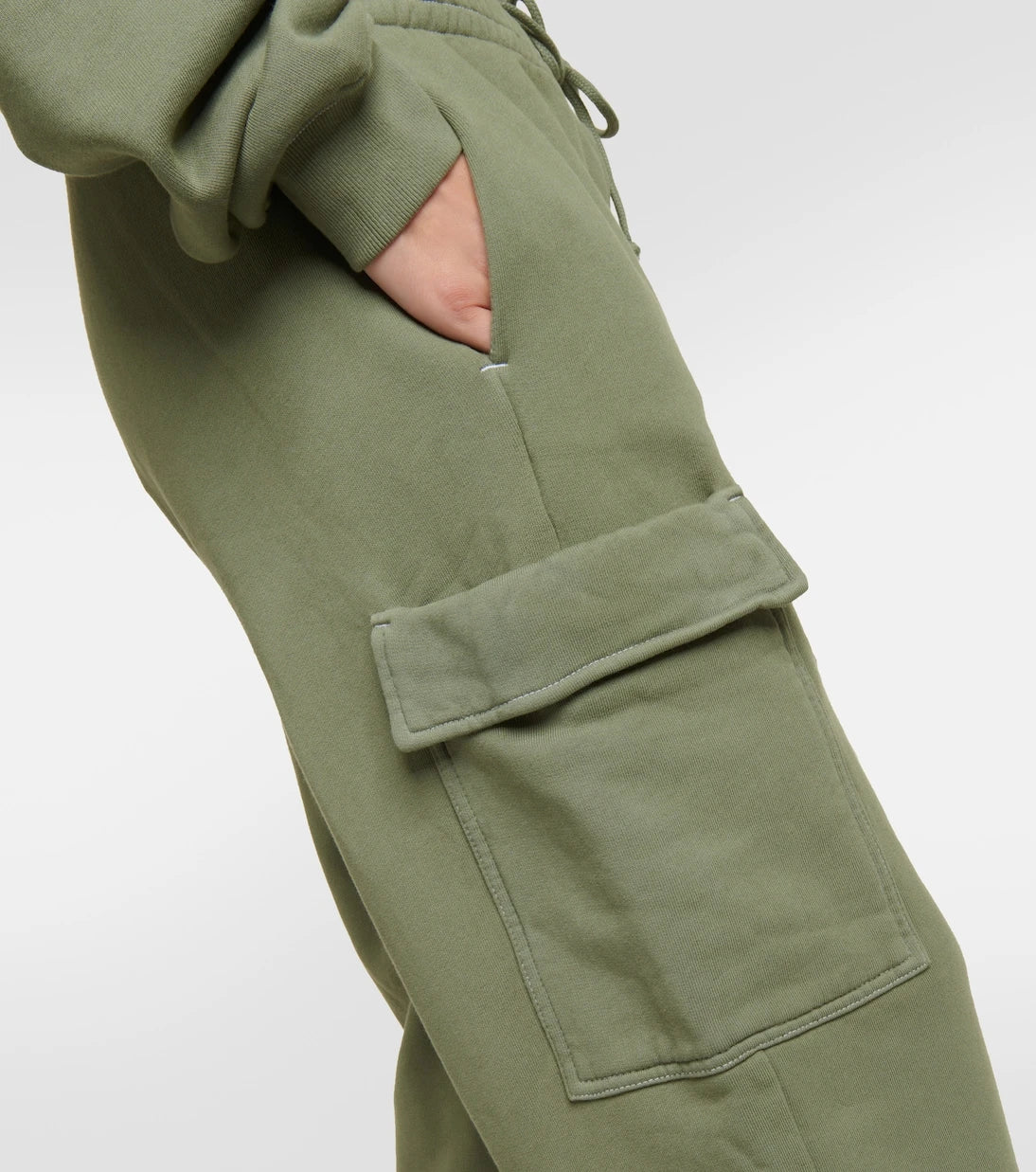 Velvet - Cargo cotton jersey sweatpants