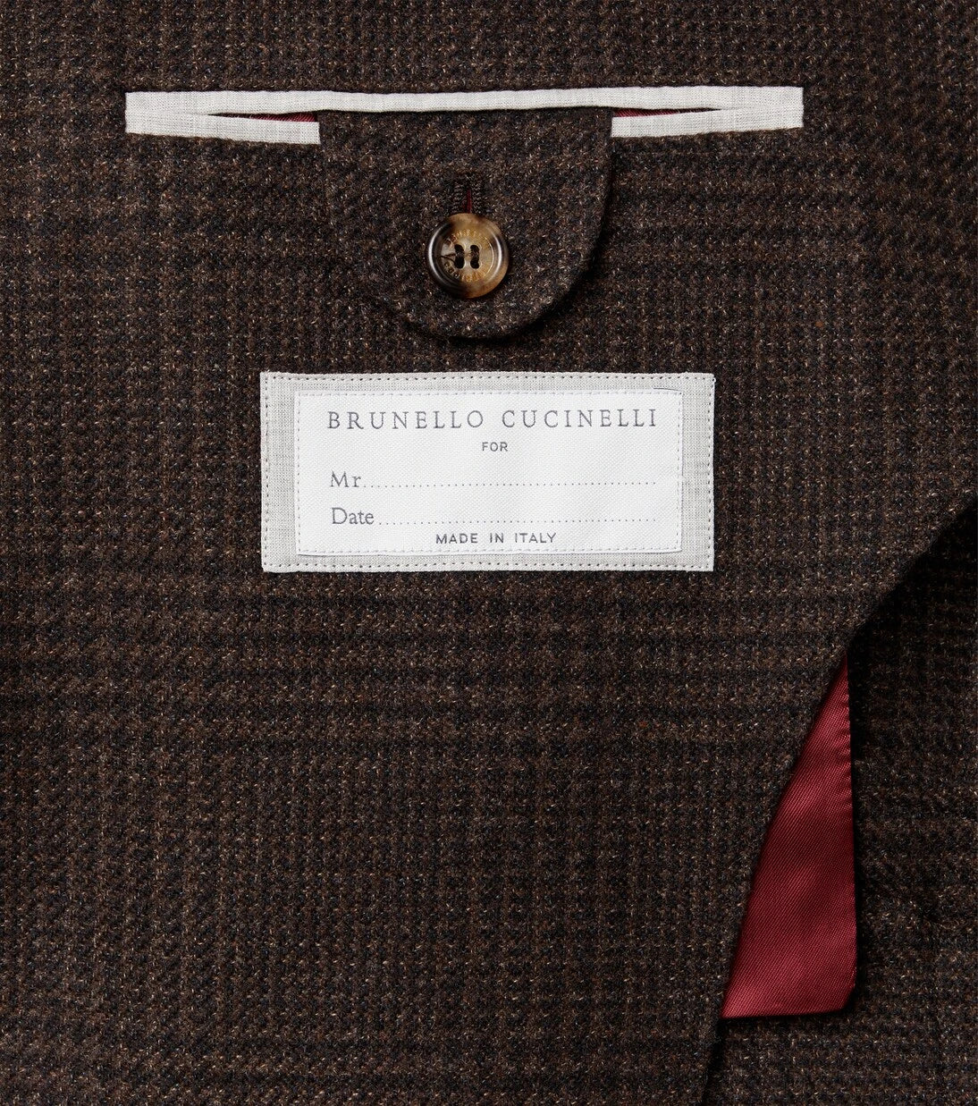 Brunello Cucinelli - Checked wool, cashmere, and silk twill suit