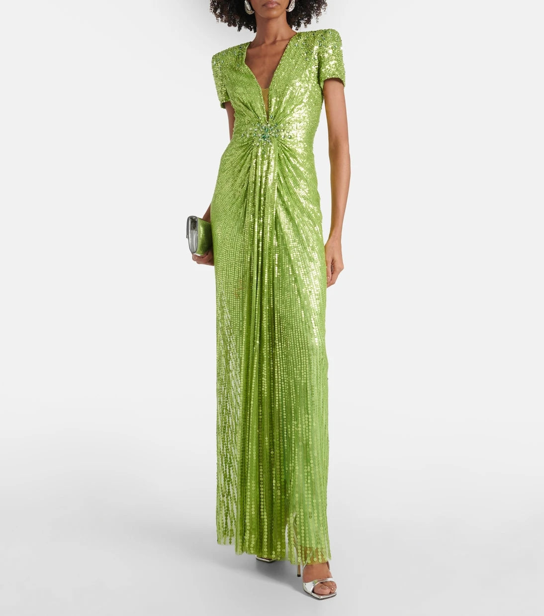 Jenny Packham - Momoka payetli tül elbise