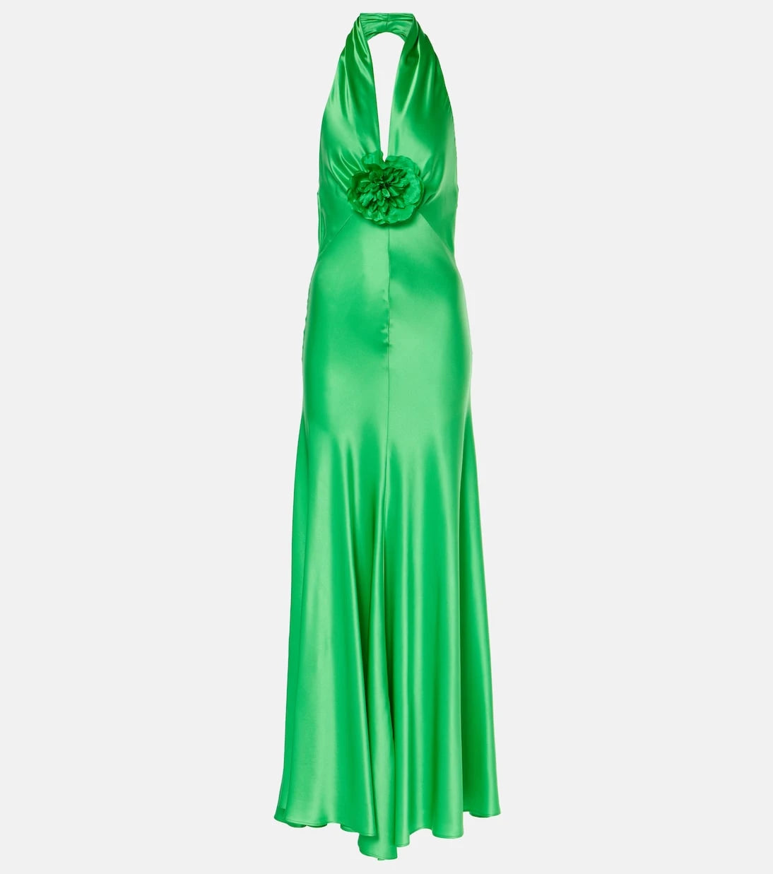 Rodarte - فستان روز حريري بقصة رسن