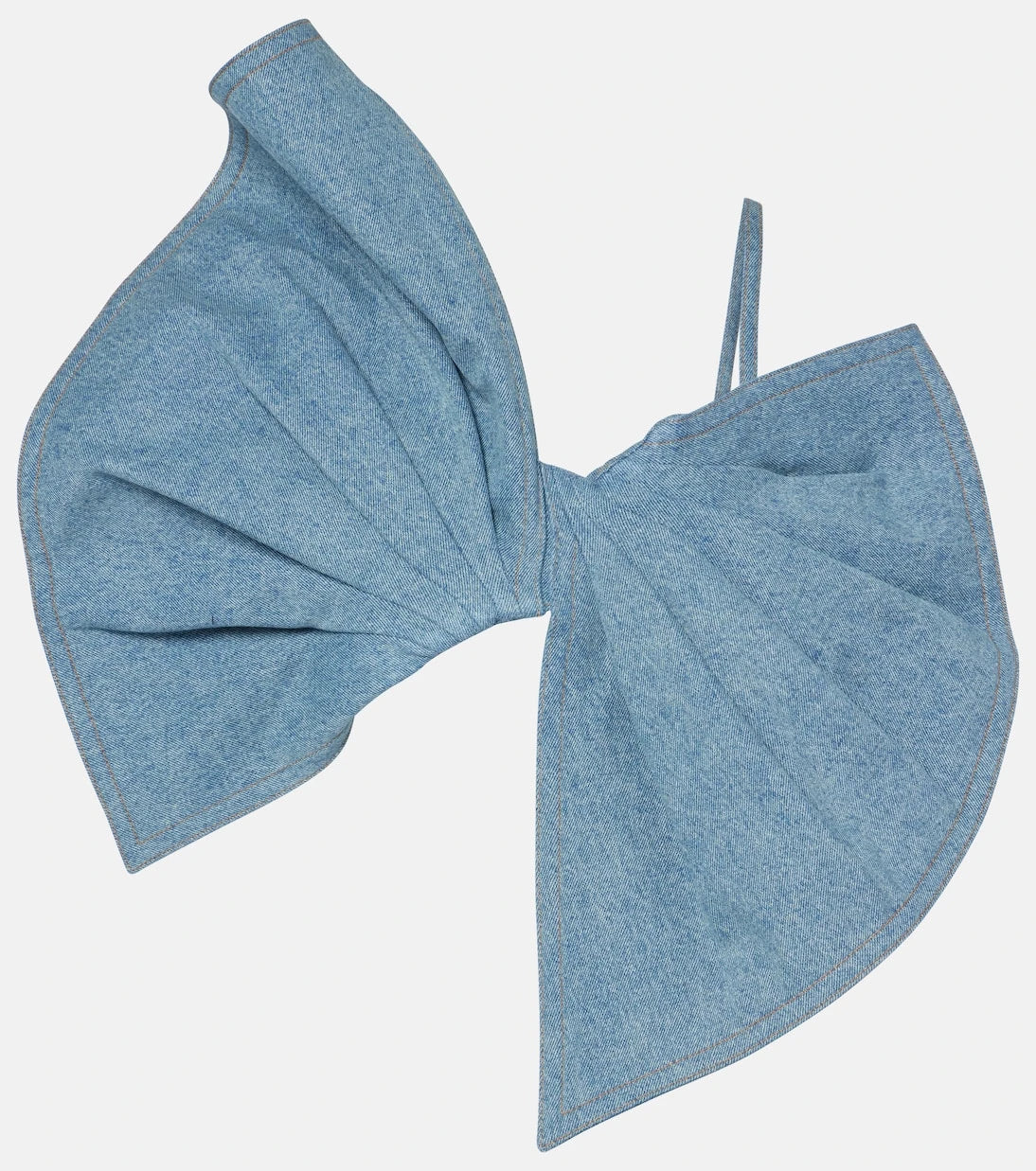 Nina Ricci - Bow-detail denim top