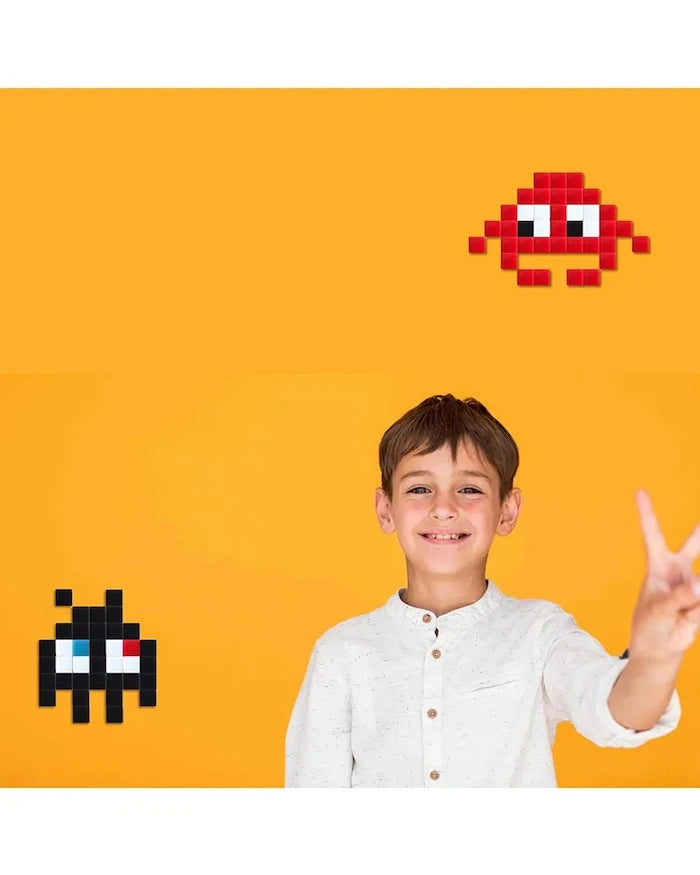 Pixel Corner Little Alien(s) Black Kendin Yap Pikselli Mozaik Seti