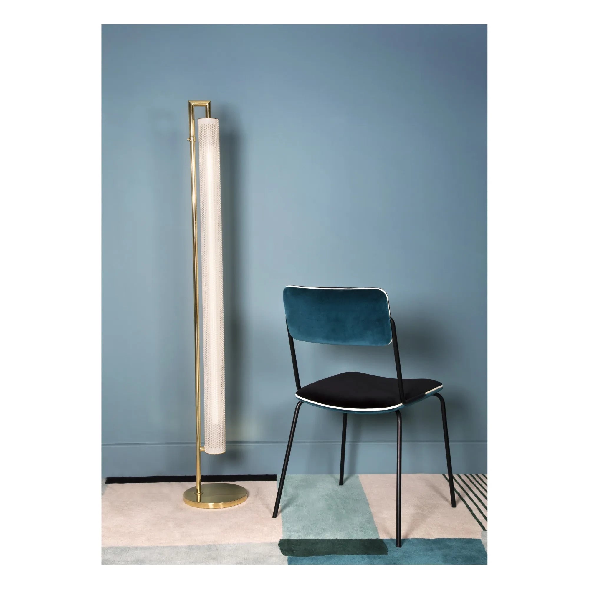 Maison Sarah Lavoine - Double Jeu Velvet Chair | Sarah Blue