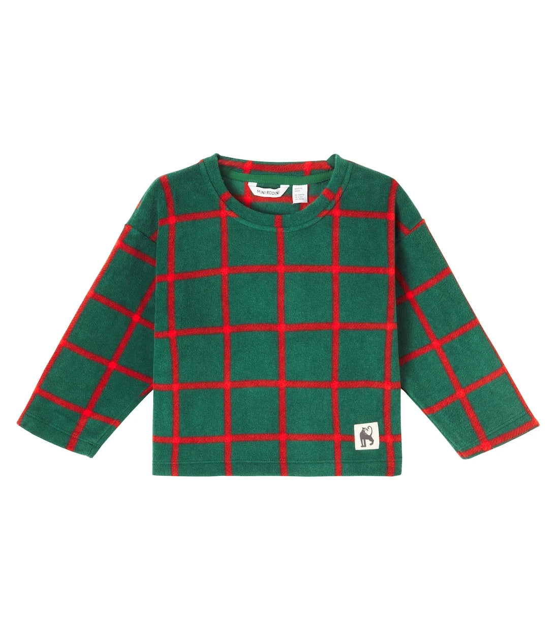 Mini Rodini - Checked fleece top