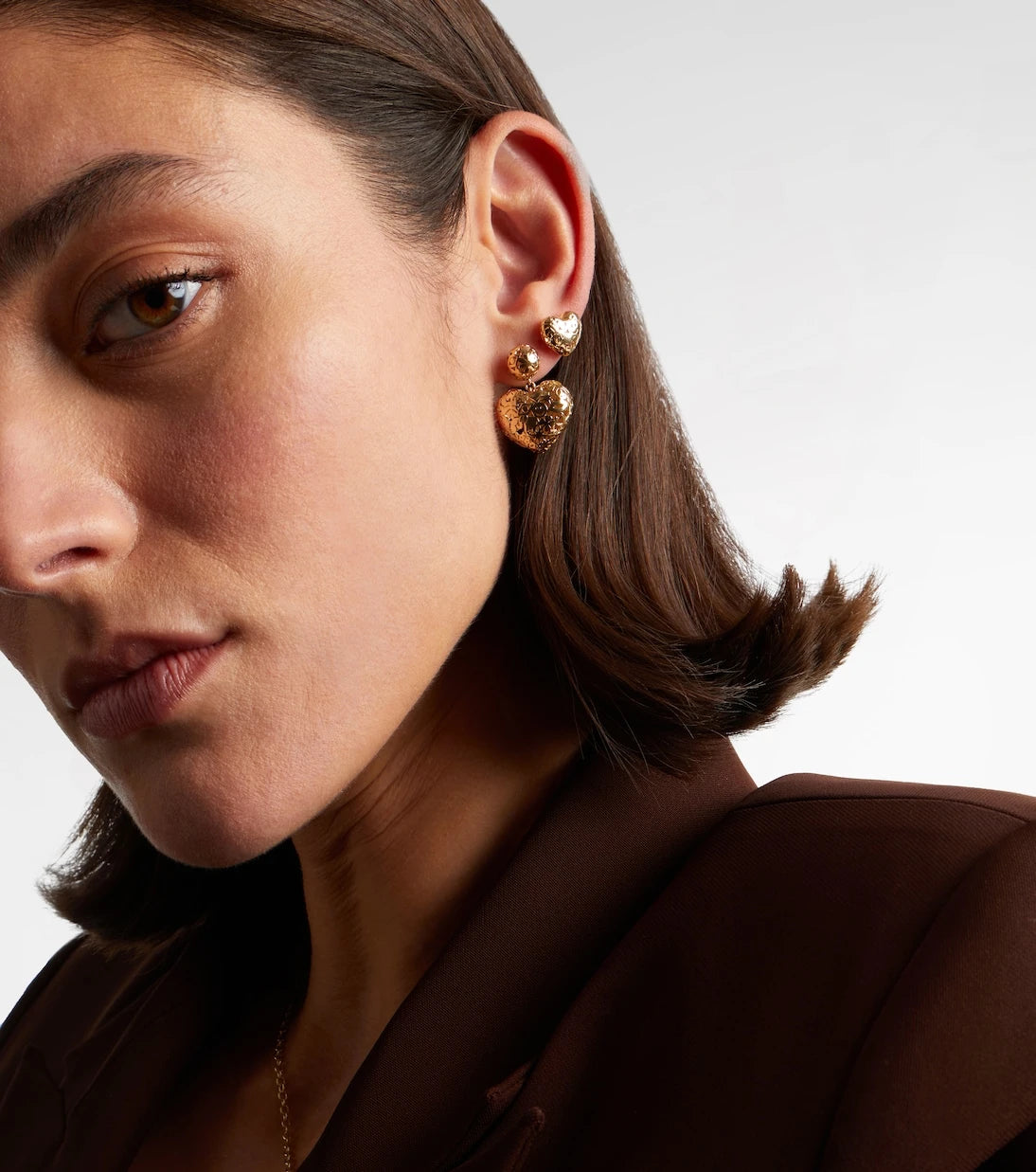 Sydney Evan - Icon Wallpaper 14kt gold drop earrings