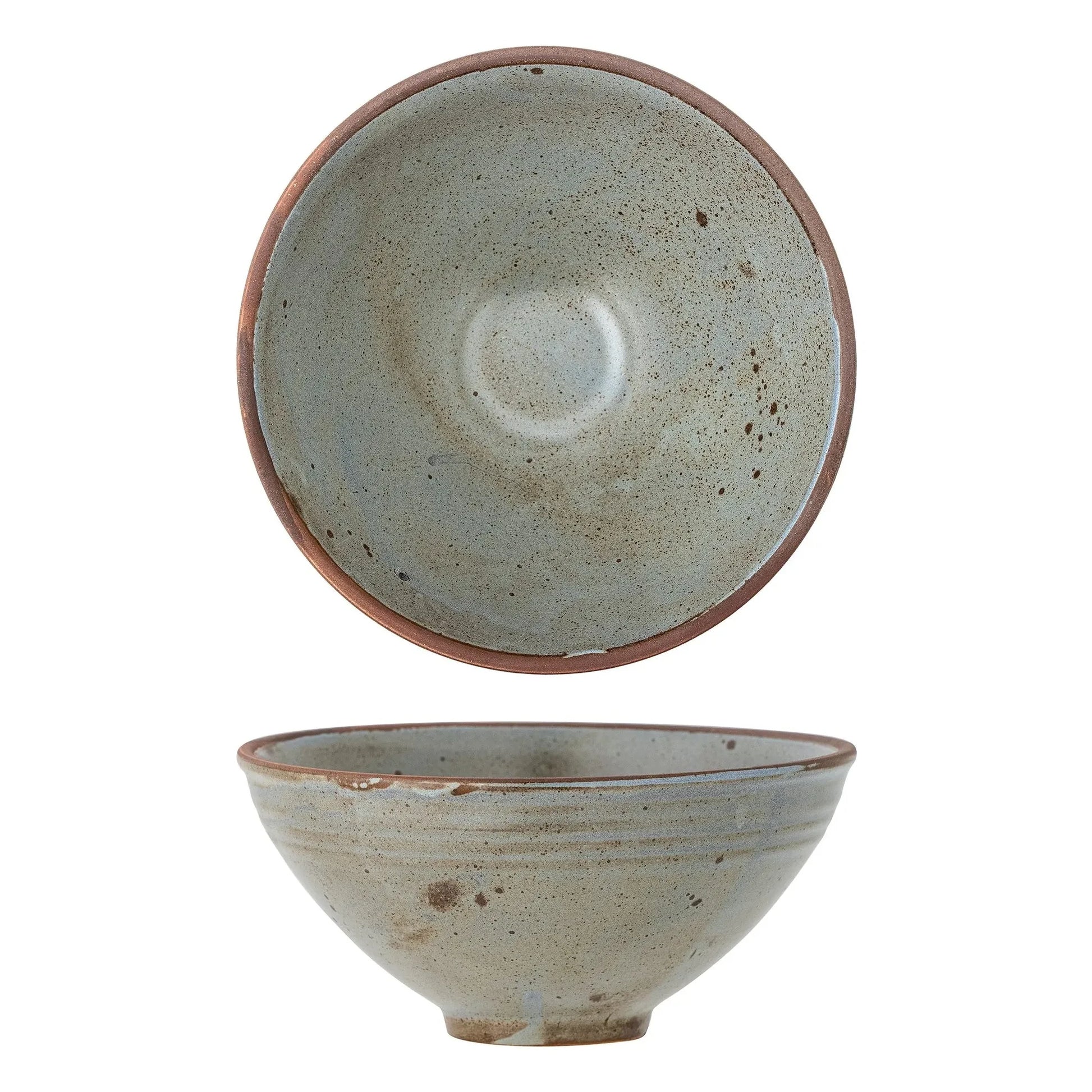 Bloomingville - Arje stoneware bowl  | Green