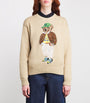 Brown Cotton Polo Bear Sweater