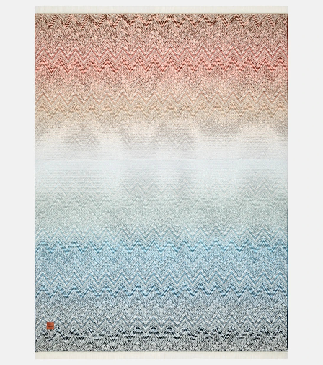 Missoni - Ciro Zigzag fringed wool throw