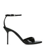 Paris Texas Black Patent Leather Lidia Heeled Sandals 90