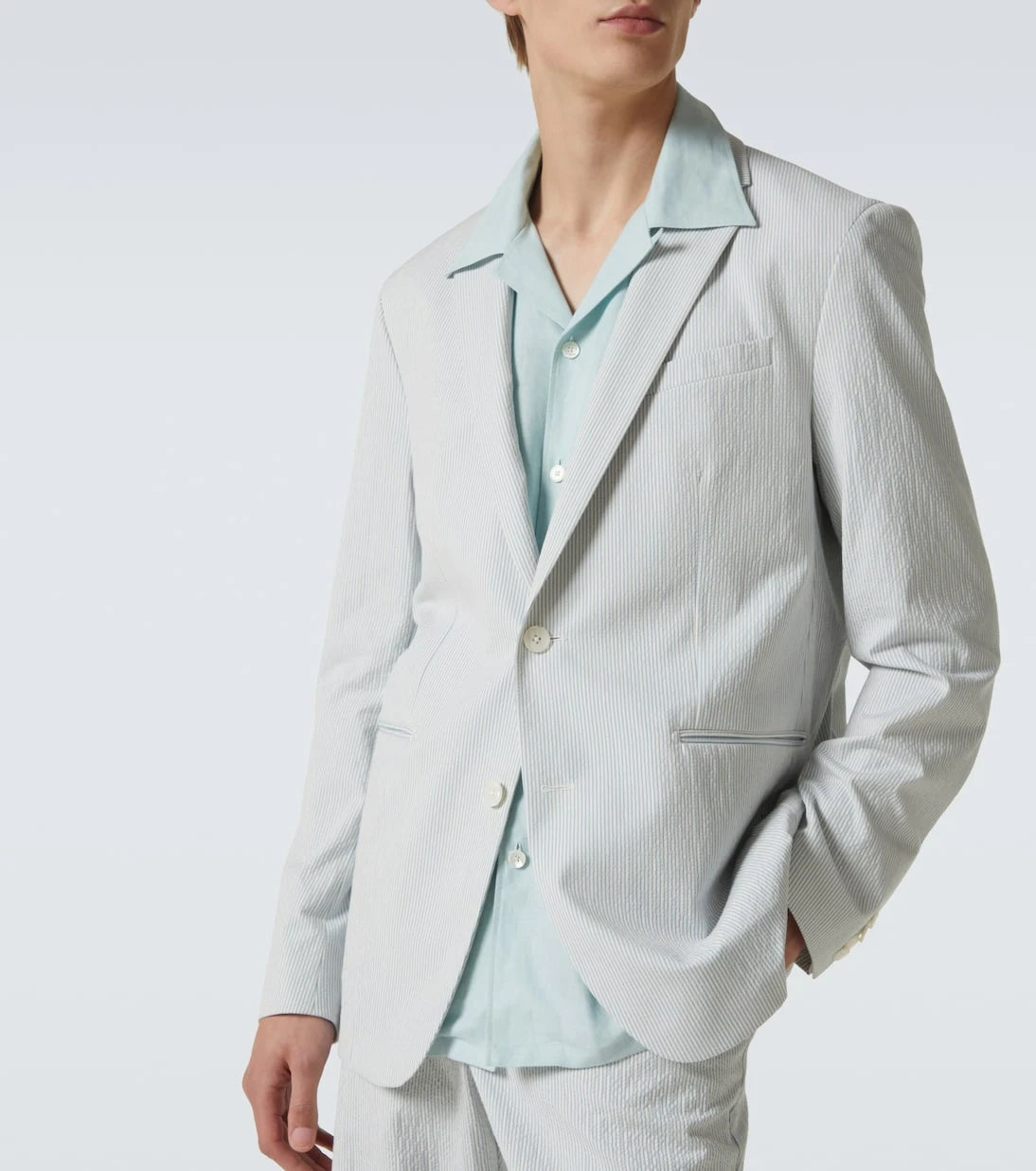 Orlebar Brown - Garret cotton-blend seersucker blazer