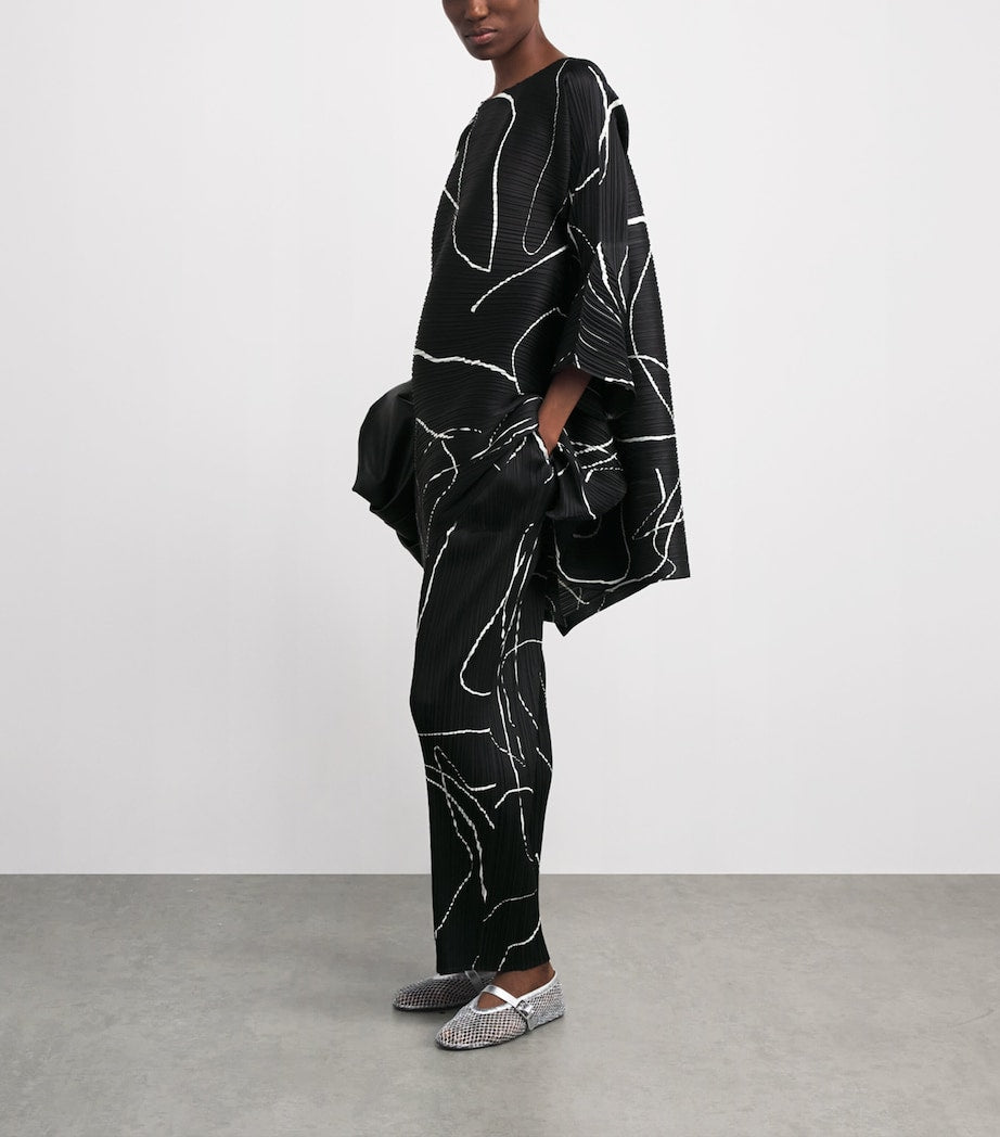 Black Printed Pause Tunic