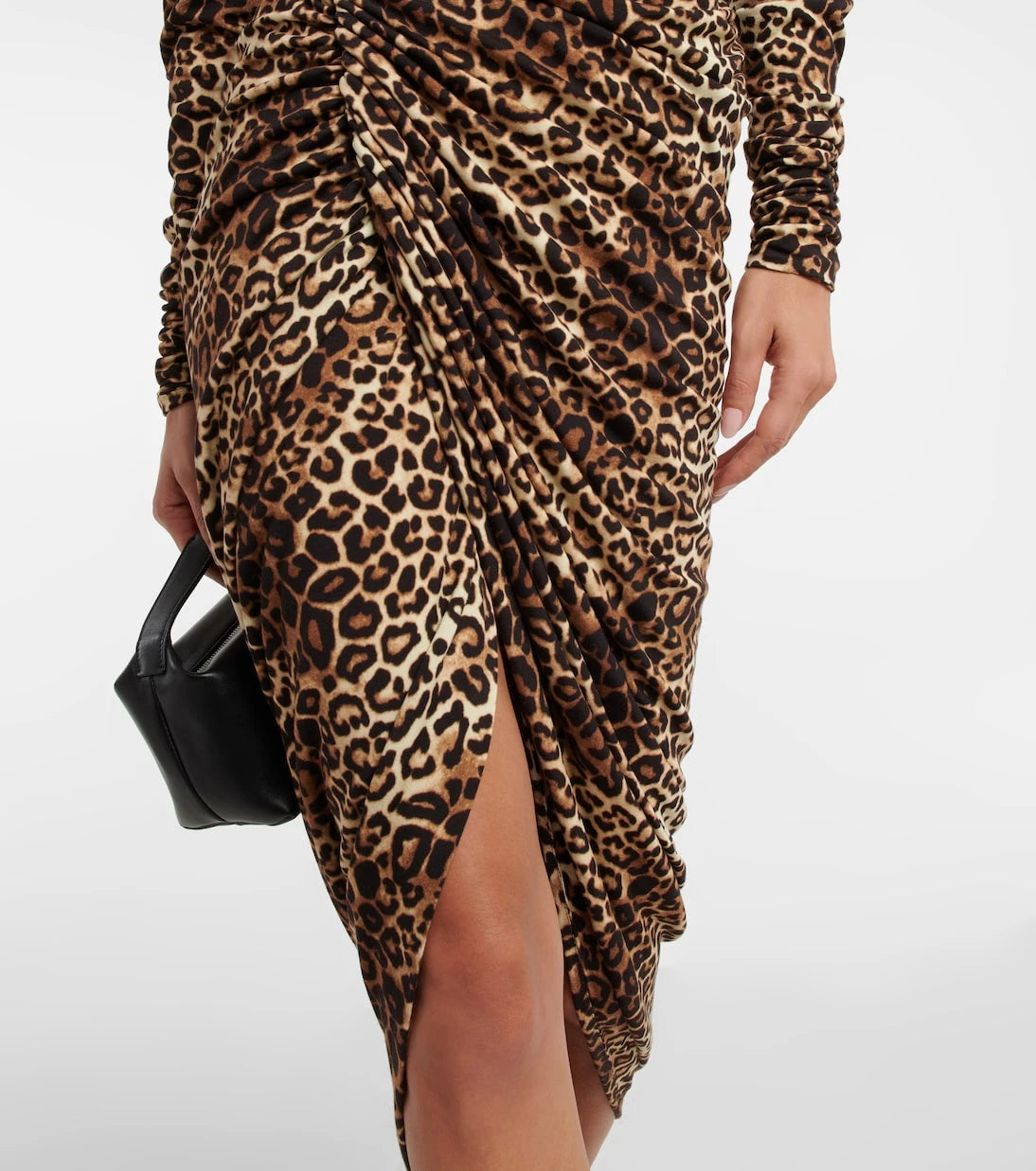Alexandre Vauthier - Leopard-print jersey maxi dress