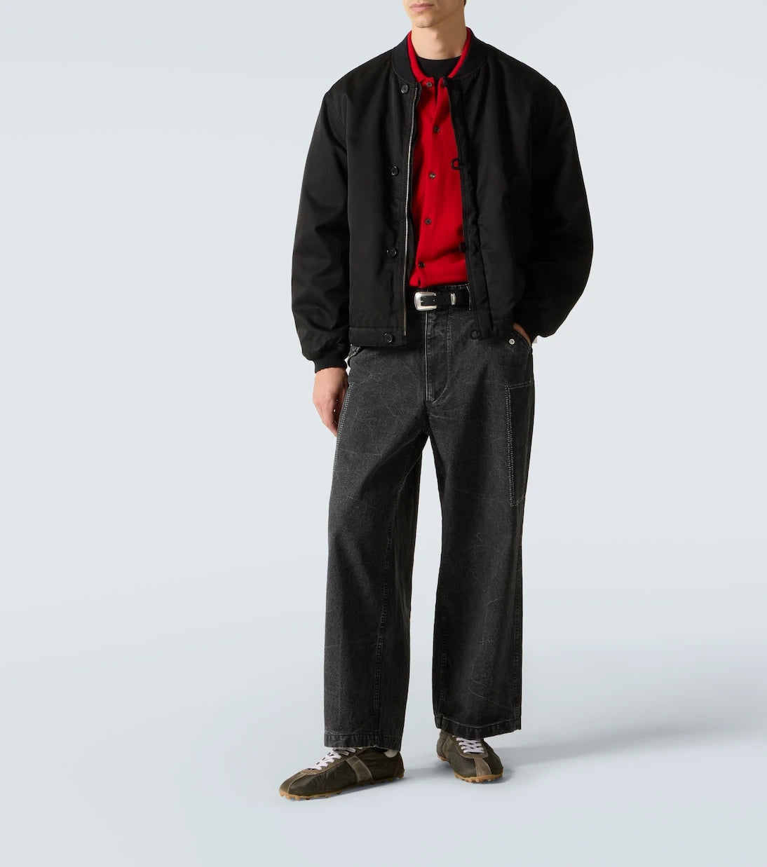 A.Presse - Silk and cotton bomber jacket