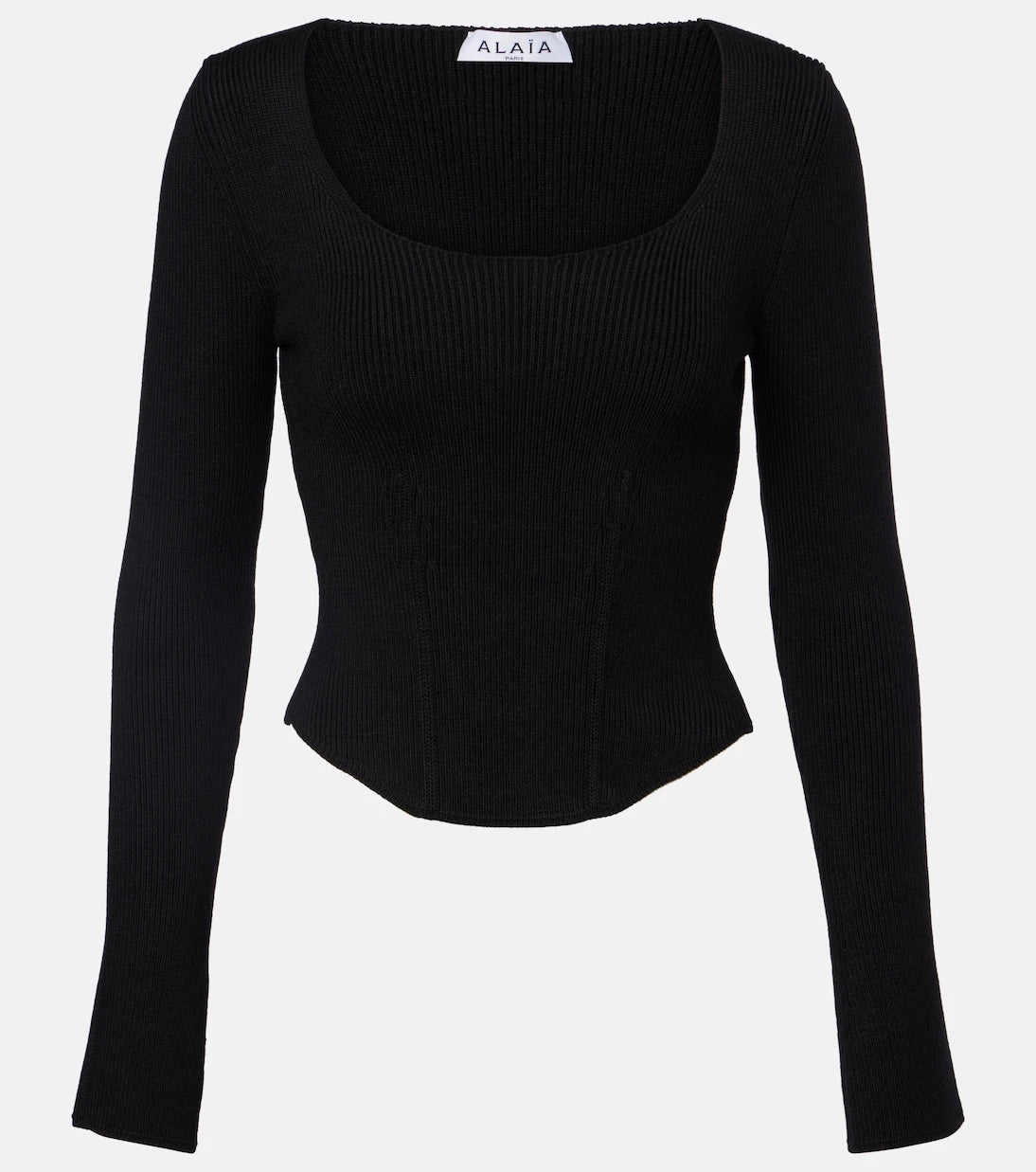 Alaïa - Wool-blend corset