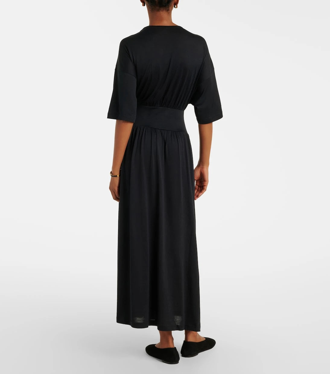 Toteme - Cotton and silk midi dress
