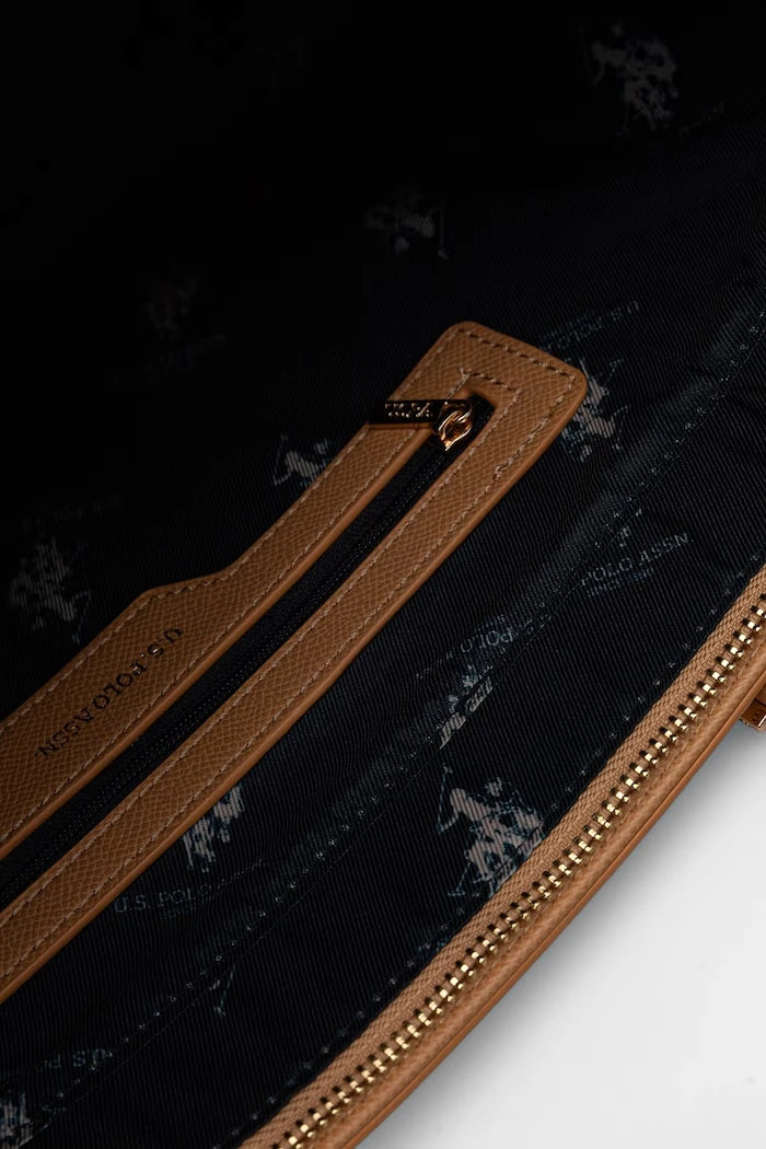 U.S. Polo Assn. Kadın Deri Görünümlü Alışveriş Çantası Jones