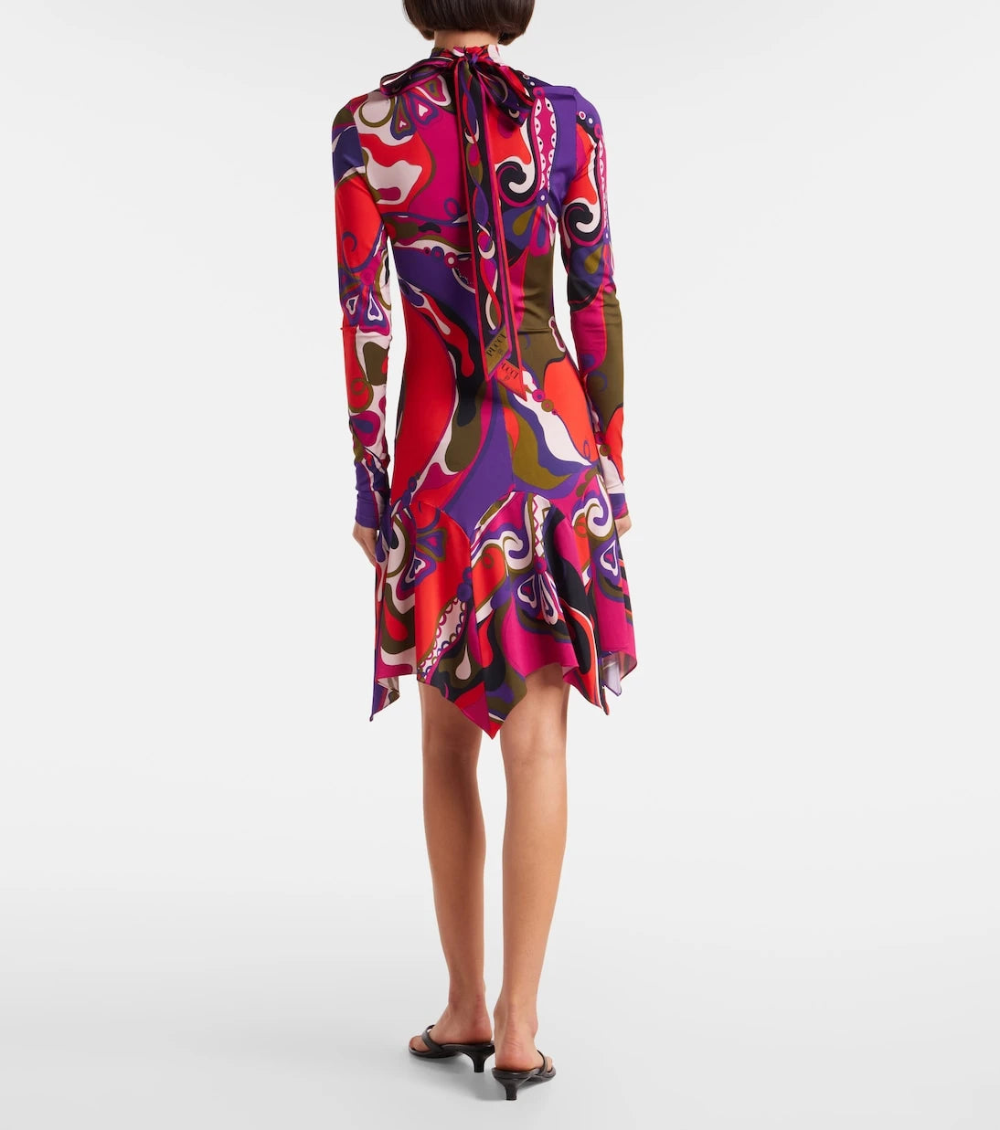 Pucci - Orchidee jersey minidress
