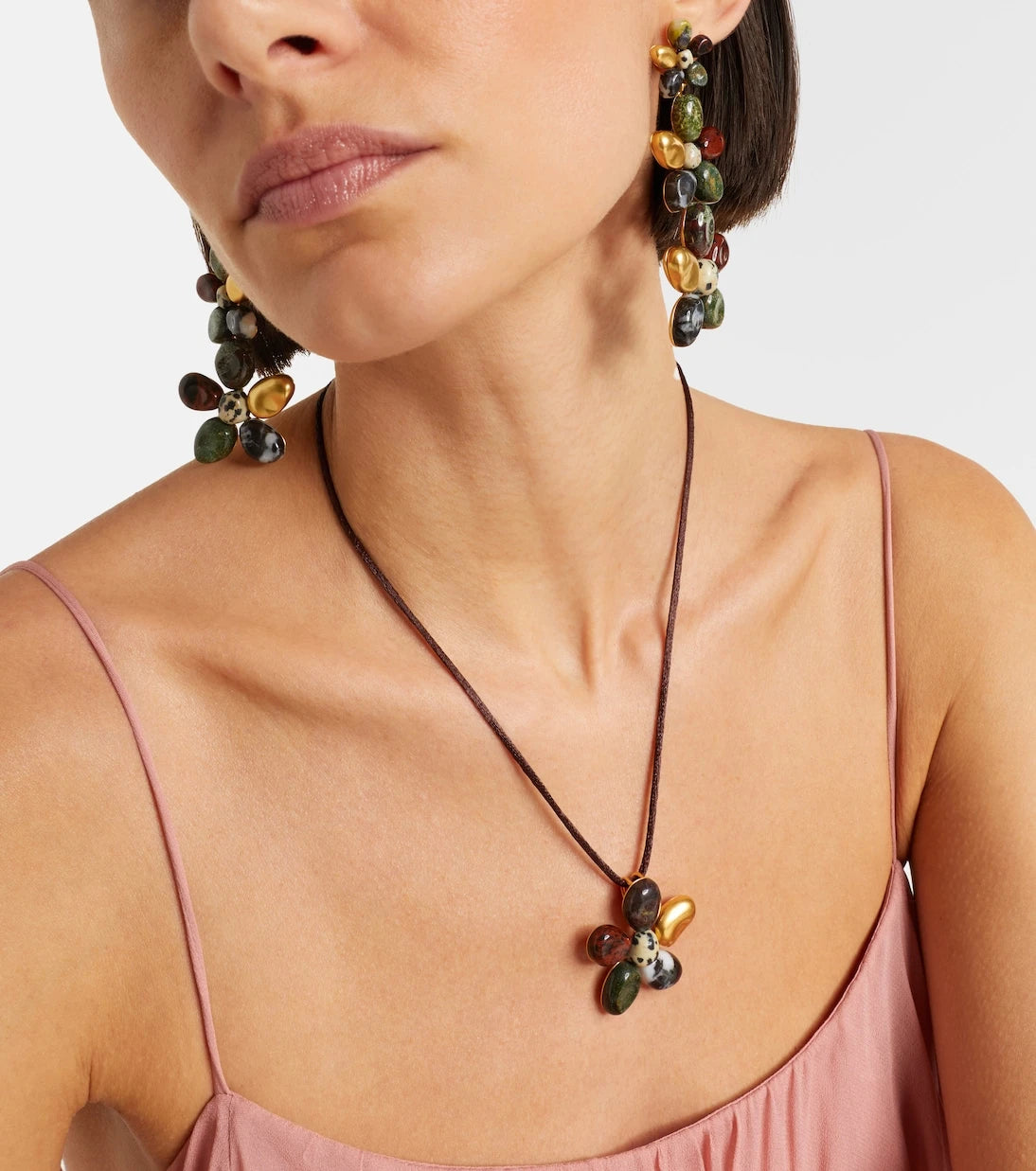 Zimmermann - Norma 16kt gold-plated drop earrings