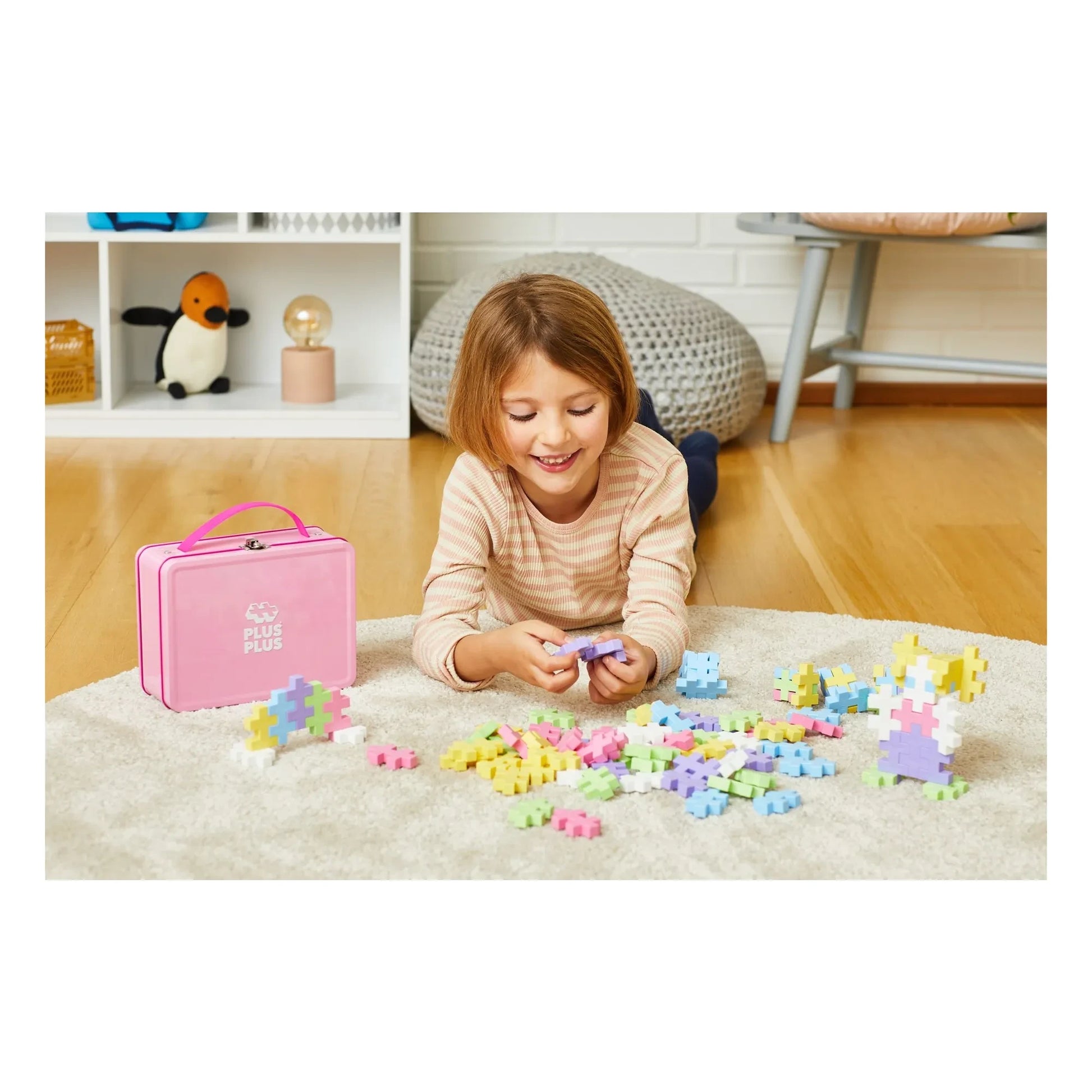 Plus-Plus - Pastel Valisette - 70 pieces