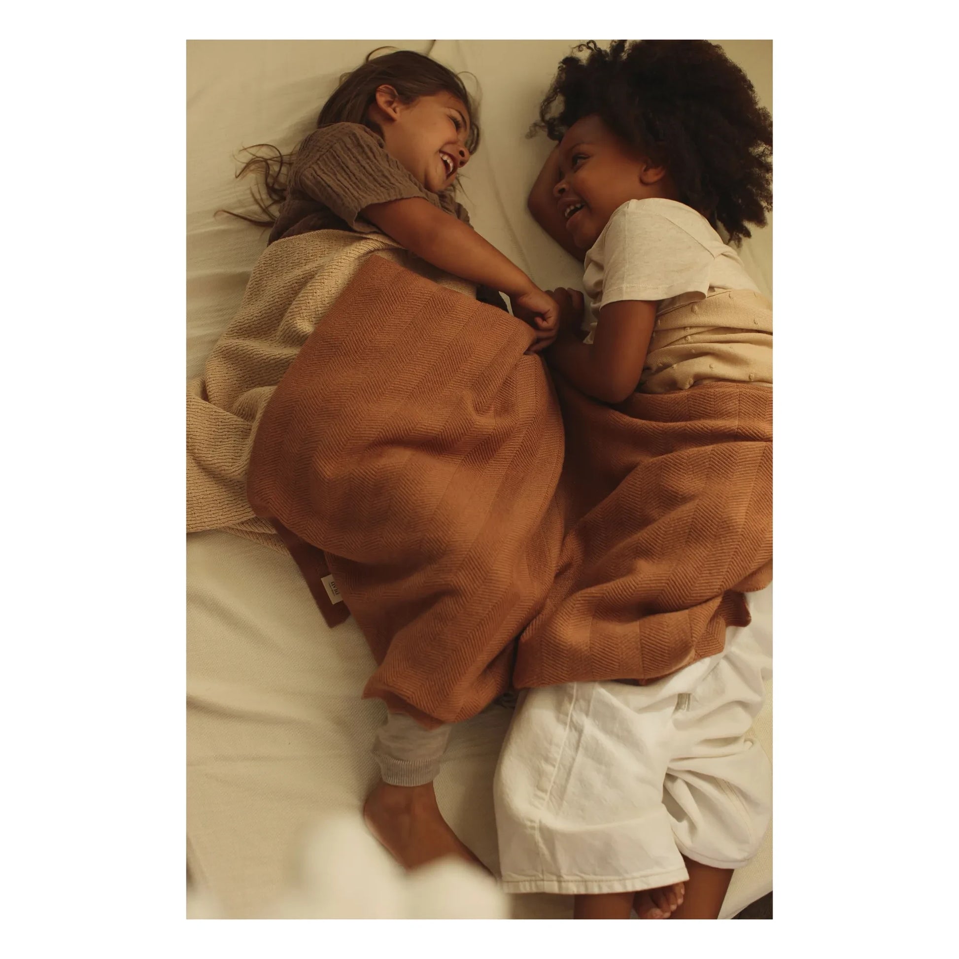 Hvid - Freddie Merino Wool Blanket | Terracotta