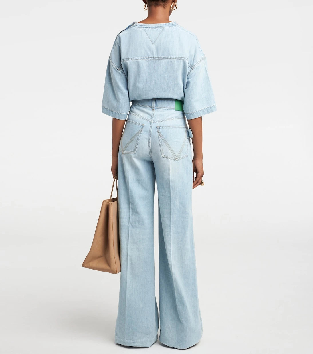 Bottega Veneta - High-rise wide-leg jeans