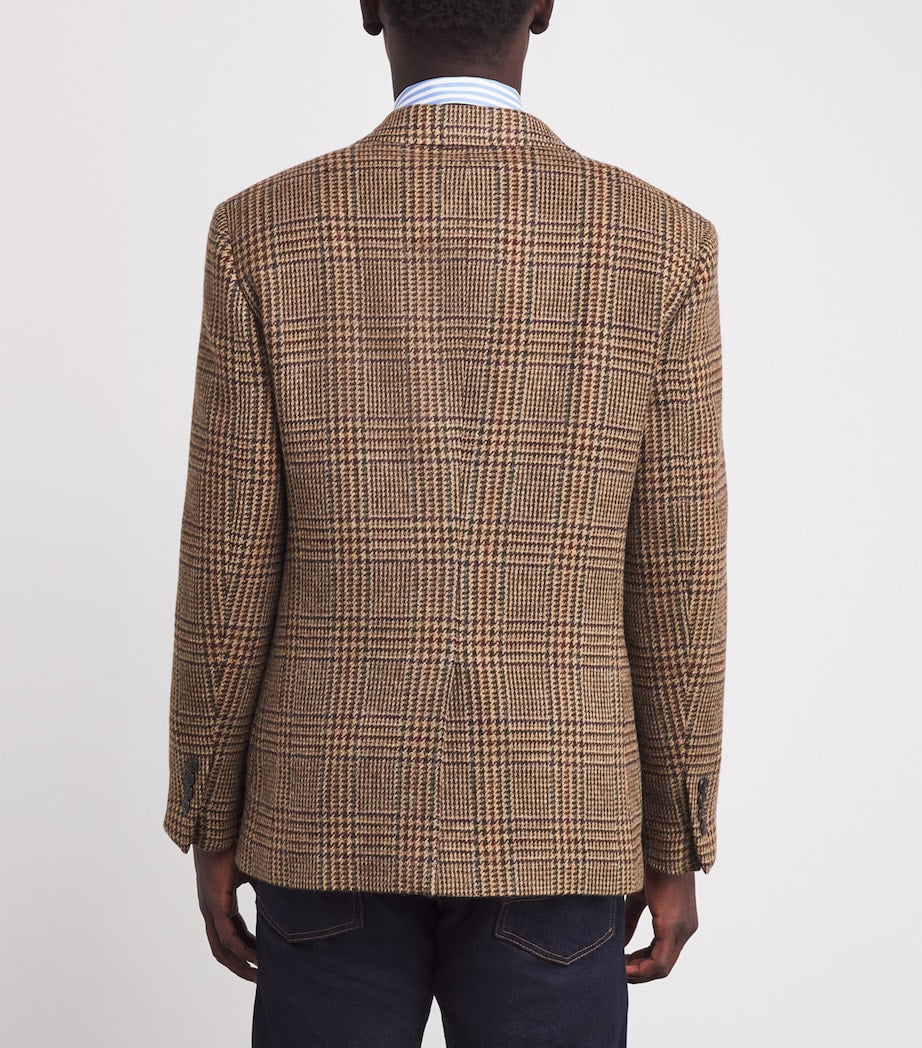 Polo Ralph Lauren Brown Wool Glen Plaid Blazer