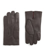 DENTS Leather Cashmere-Lined Levens Gloves