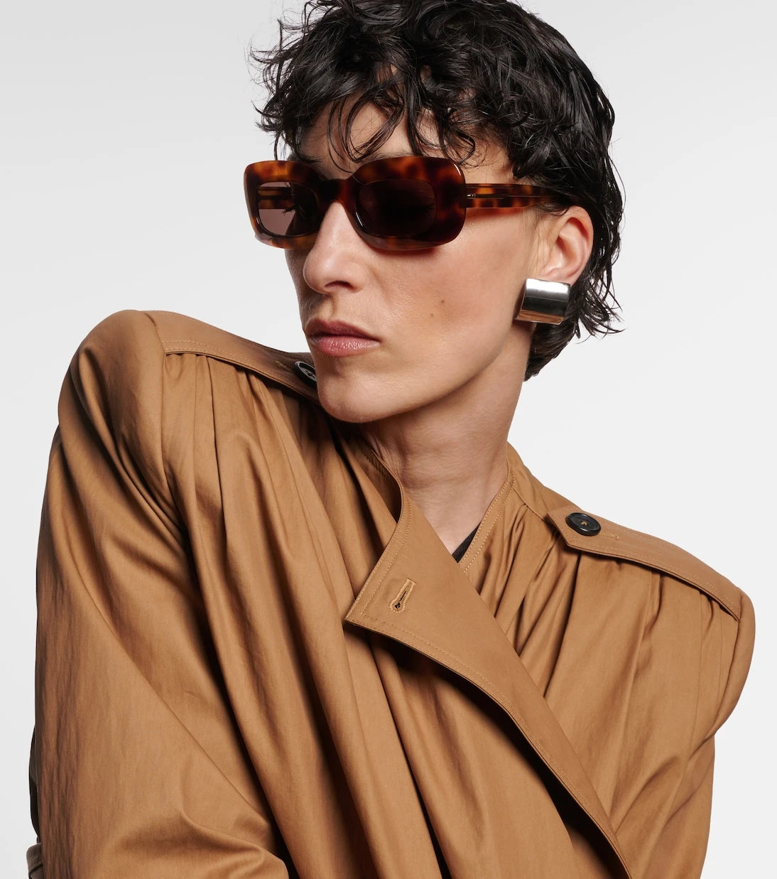 Khaite - x Oliver Peoples 1966C rectangular sunglasses