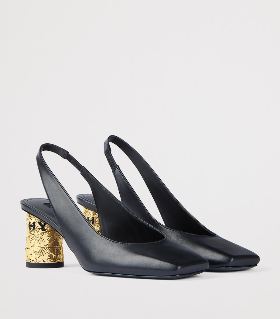 Givenchy Leather Tape Slingback Pumps 65