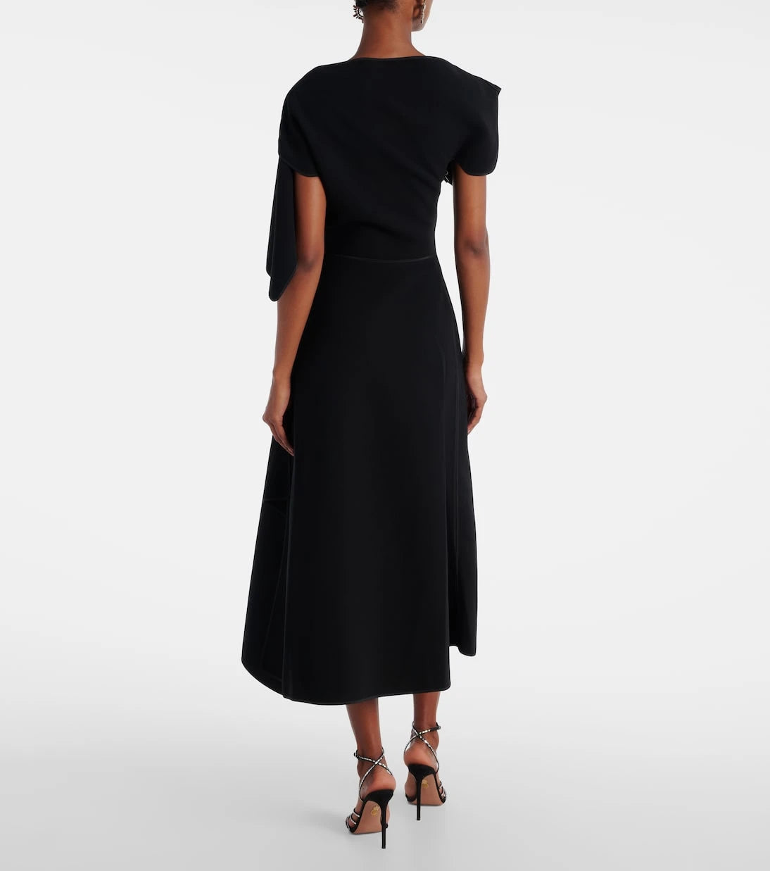Maticevski - Diadem draped asymmetric midi dress