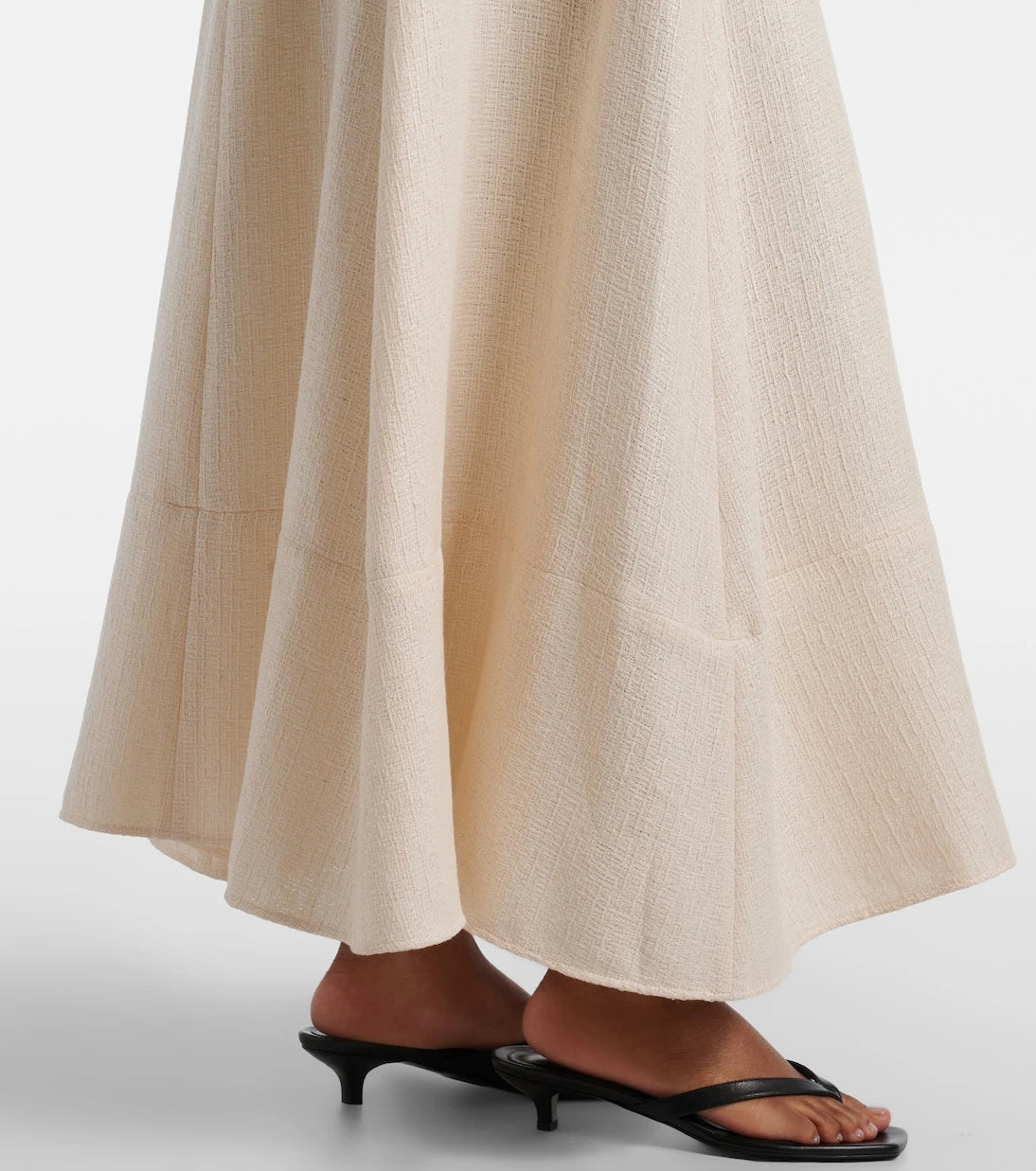 Toteme - Cotton tweed maxi dress