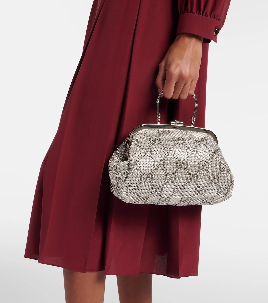 Gucci - Evening Medium crystal-embellished clutch