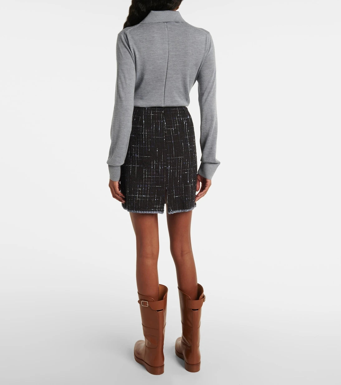 Etro - Cotton-blend tweed miniskirt