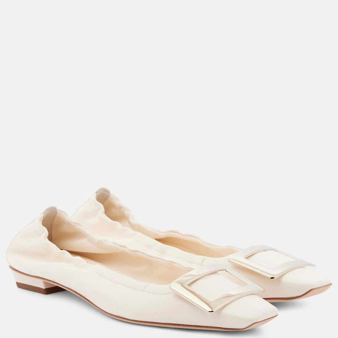 Roger Vivier - Belle Vivier leather ballet flats