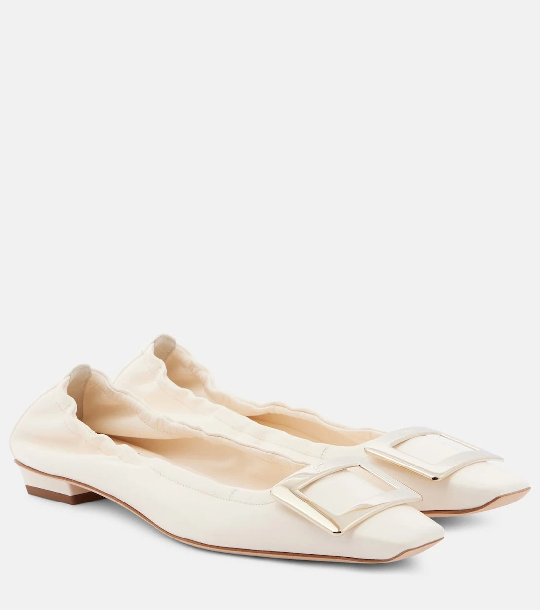 Roger Vivier - Belle Vivier leather ballet flats