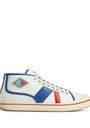 Canvas Leather-Trim Eliot Sneakers