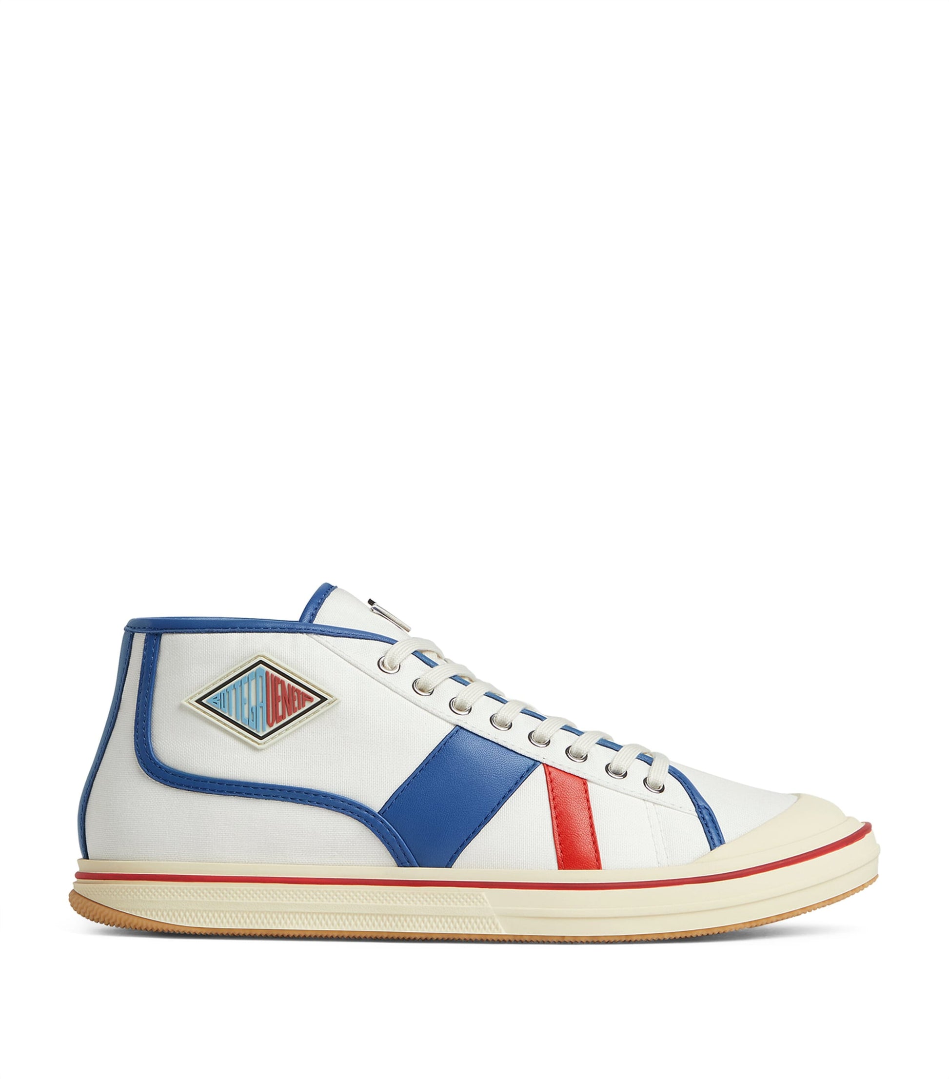 Canvas Leather-Trim Eliot Sneakers