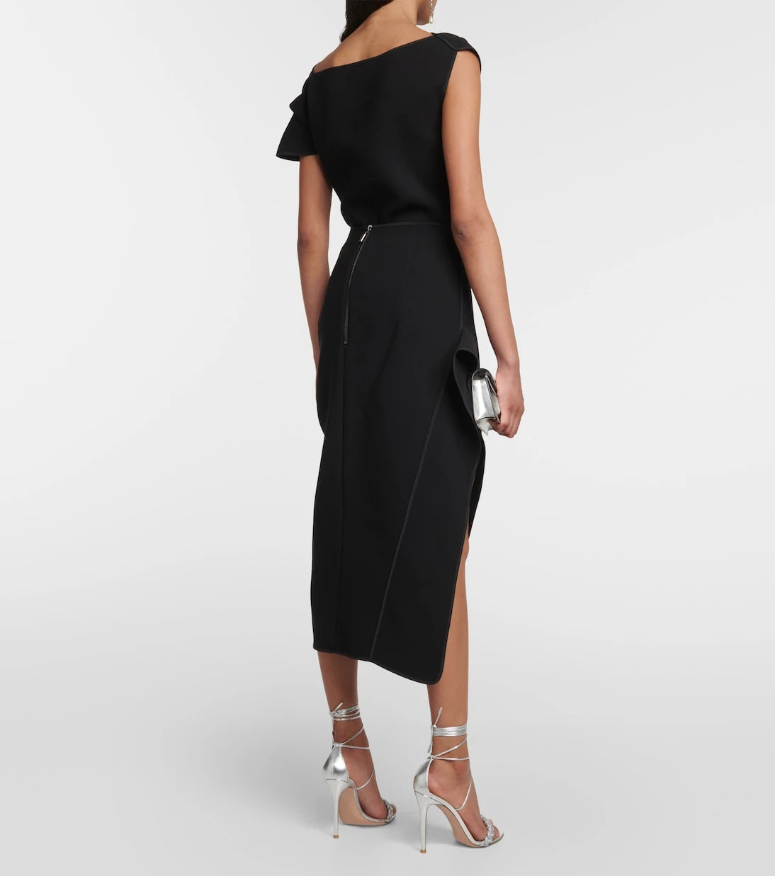 Maticevski - Narrate side-slit crêpe pencil skirt