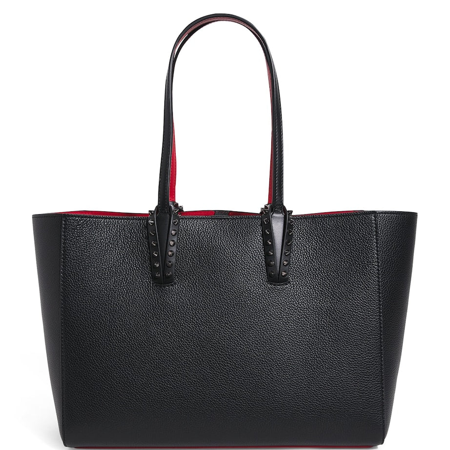 Black Cabata Small Calfskin Tote Bag