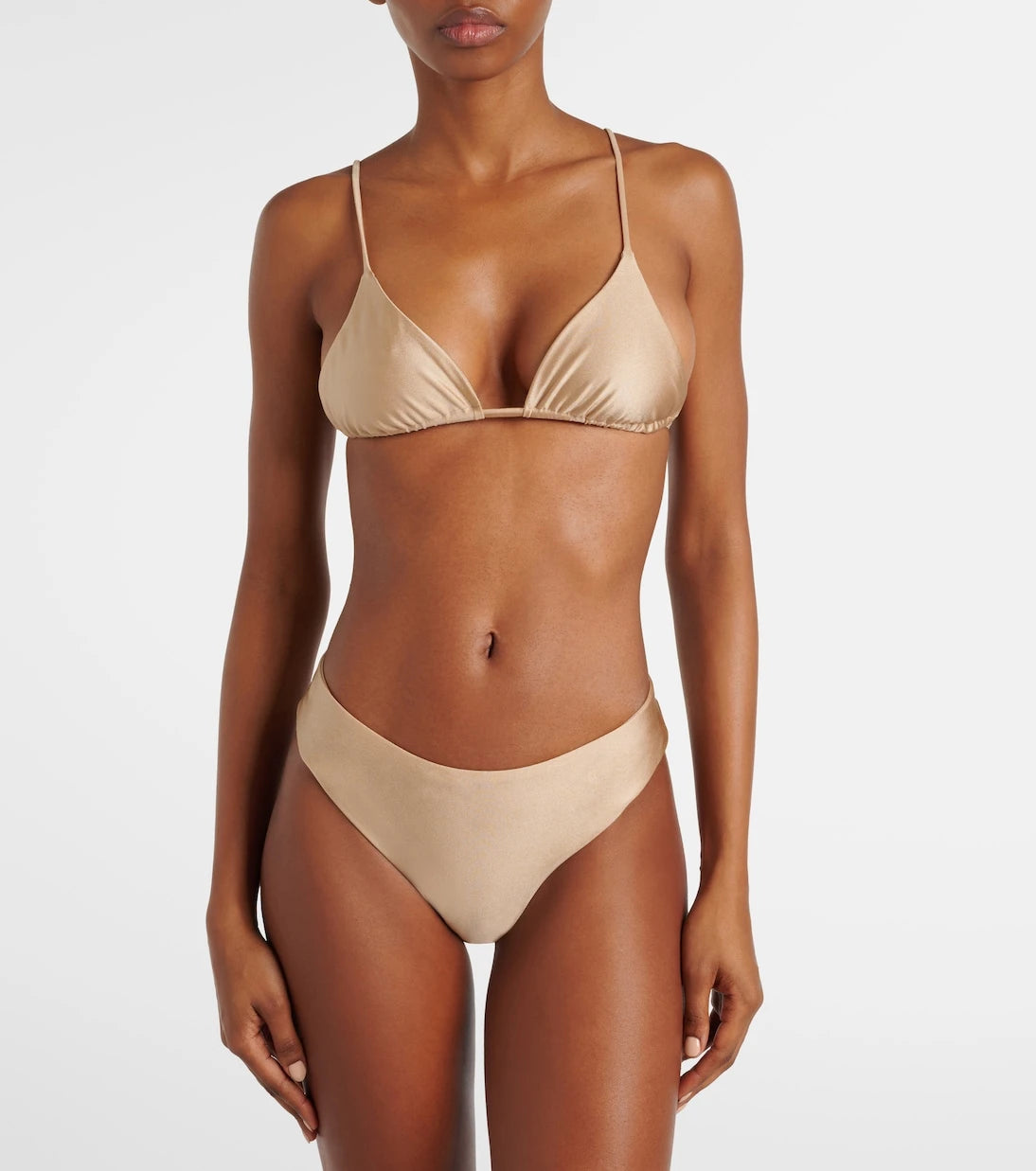 Jade Swim - Incline high-rise bikini bottoms