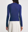 Blue Cashmere Cashair Cardigan