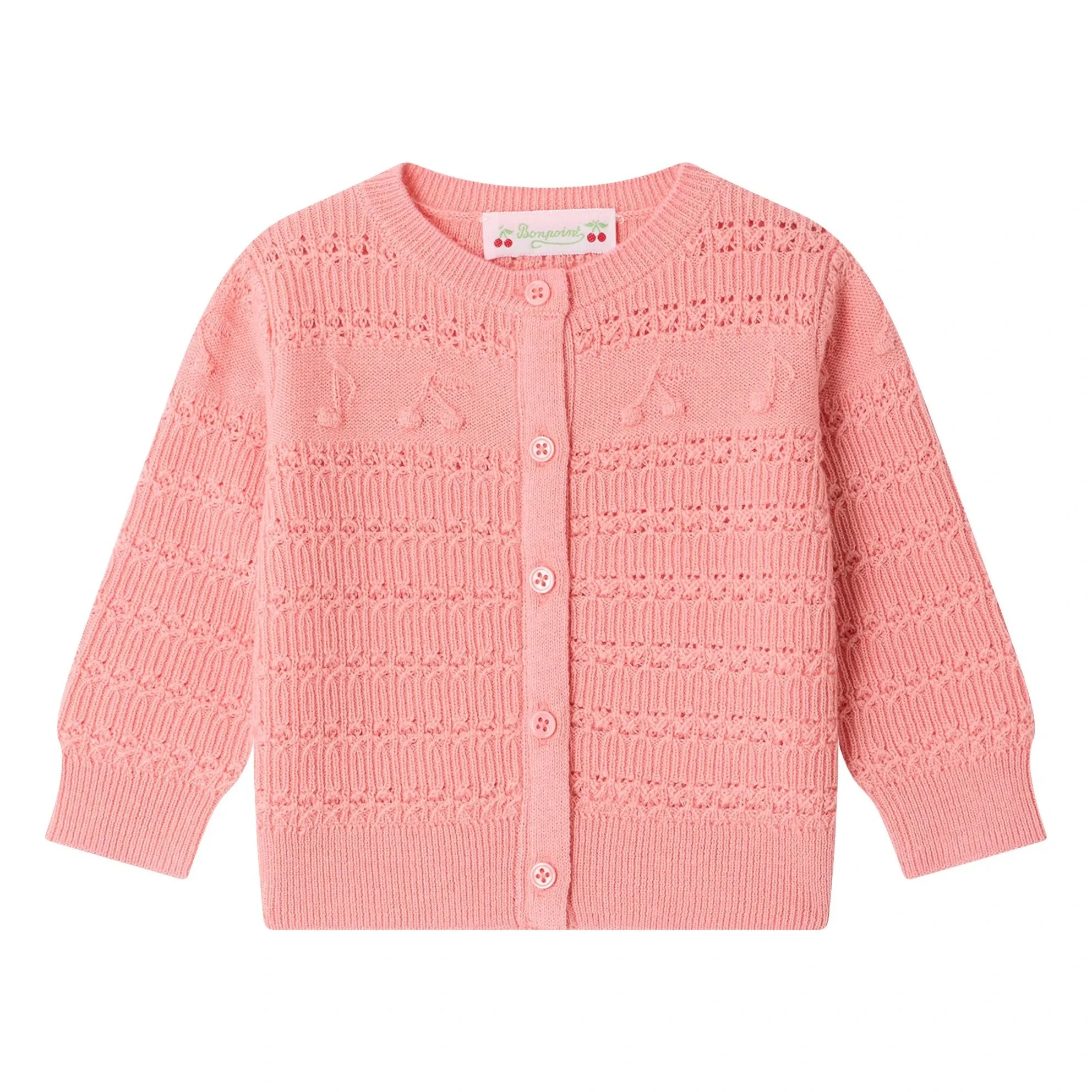 Bonpoint - Mahana Wool Cardigan | Candy pink